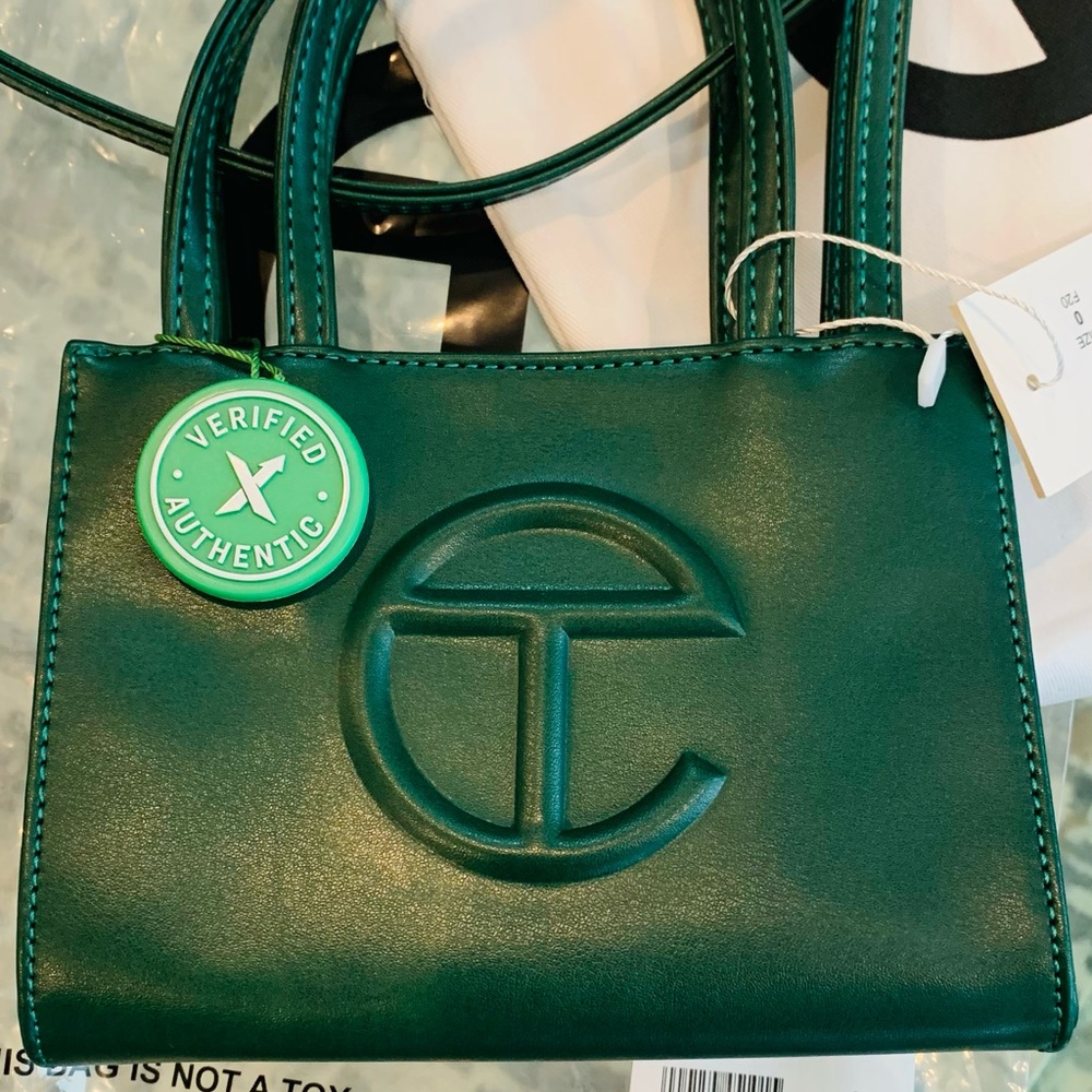 100% Authentic - Telfar Small Dark Olive Shopper